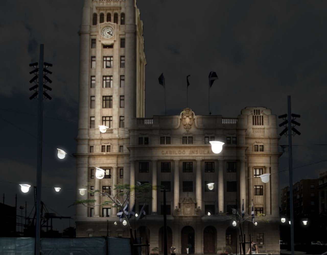 FACHADA PRINCIPAL Y A MAR CABILDO TFE